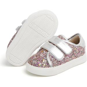 imageFelix ampamp Flora ToddlerLittle Kid Girls Running Shoes Sports Sneakers Princess Casual Glitter ShoesBs808multicolor