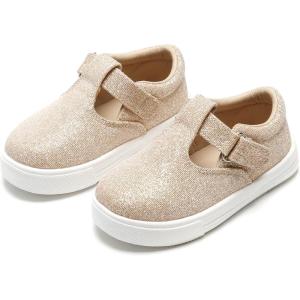 imageFelix ampamp Flora ToddlerLittle Kid Girls Running Shoes Sports Sneakers Princess Casual Glitter ShoesBs817gold