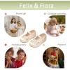 imageFelix ampamp Flora Toddler Girl Dress Shoes  Flower Girl Ballet Flats School Wedding PartyB891gold