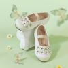 imageFelix ampamp Flora Toddler Girl Dress Shoes  Flower Girl Ballet Flats School Wedding PartyB891ivory White