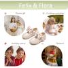 imageFelix ampamp Flora Toddler Girl Dress Shoes  Flower Girl Ballet Flats School Wedding PartyB903nude