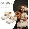 imageFelix ampamp Flora Toddler Girl Dress Shoes  Flower Girl Ballet Flats School Wedding PartyB903s Champagne Gold