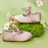 imageFelix ampamp Flora Toddler Girl Dress Shoes  Flower Girl Ballet Flats School Wedding PartyB903s Dark Nude