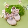 imageFelix ampamp Flora Toddler Girl Dress Shoes  Flower Girl Ballet Flats School Wedding PartyB903s Dark Nude