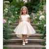 imageFelix ampamp Flora Toddler Girl Dress Shoes  Flower Girl Ballet Flats School Wedding PartyB903s Ivory