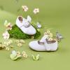 imageFelix ampamp Flora Toddler Girl Dress Shoes  Flower Girl Ballet Flats School Wedding PartyB903white