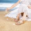 imageFelix ampamp Flora Toddler Girl Sandals  Flower Girl Dress Shoes Open Toe Little Kid Summer FlatsBc214gold