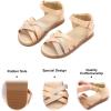 imageFelix ampamp Flora Toddler Girl Sandals  Flower Girl Dress Shoes Open Toe Little Kid Summer FlatsBc214nude