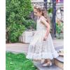 imageFelix ampamp Flora Toddler Girl Sandals  Flower Girl Dress Shoes Open Toe Little Kid Summer FlatsBc214white