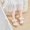 imageFelix ampamp Flora Toddler Girl Sandals  Flower Girl Dress Shoes Open Toe Little Kid Summer FlatsBc233white