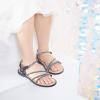 imageFelix ampamp Flora Toddler Girl Sandals  Flower Girl Dress Shoes Open Toe Little Kid Summer FlatsBc276black