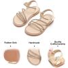 imageFelix ampamp Flora Toddler Girl Sandals  Flower Girl Dress Shoes Open Toe Little Kid Summer FlatsBc276gold