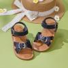 imageFelix ampamp Flora Toddler Girl Sandals  Flower Girl Dress Shoes Open Toe Little Kid Summer FlatsBc316black