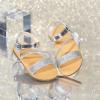 imageFelix ampamp Flora Toddler Girl Sandals  Flower Girl Dress Shoes Open Toe Little Kid Summer FlatsBc318glitter Silver