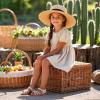 imageFelix ampamp Flora Toddler Girl Sandals  Flower Girl Dress Shoes Open Toe Little Kid Summer FlatsBc325apricot