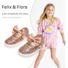 imageFelix ampamp Flora ToddlerLittle Kid Girls Running Shoes Glitter Sneakers Princess Fashion Casual Sports ShoesBs822champagne Pink