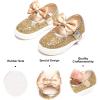 imageFelix ampamp Flora ToddlerLittle Kid Girls Running Shoes Glitter Sneakers Princess Fashion Casual Sports ShoesBs822glitter Gold