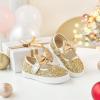 imageFelix ampamp Flora ToddlerLittle Kid Girls Running Shoes Glitter Sneakers Princess Fashion Casual Sports ShoesBs822glitter Gold