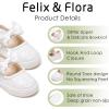 imageFelix ampamp Flora ToddlerLittle Kid Girls Running Shoes Glitter Sneakers Princess Fashion Casual Sports ShoesBs822glitter White