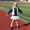 imageFelix ampamp Flora ToddlerLittle Kid Girls Running Shoes Glitter Sneakers Princess Fashion Casual Sports ShoesBs822navy Blue