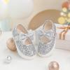 imageFelix ampamp Flora ToddlerLittle Kid Girls Running Shoes Glitter Sneakers Princess Fashion Casual Sports ShoesBs822silver