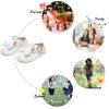imageFelix ampamp Flora ToddlerLittle Kid Girls Running Shoes Glitter Sneakers Princess Fashion Casual Sports ShoesBs828white