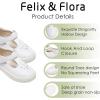 imageFelix ampamp Flora ToddlerLittle Kid Girls Running Shoes Glitter Sneakers Princess Fashion Casual Sports ShoesBs829white