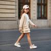 imageFelix ampamp Flora ToddlerLittle Kid Girls Running Shoes Glitter Sneakers Princess Fashion Casual Sports ShoesBs830beige