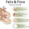 imageFelix ampamp Flora ToddlerLittle Kid Girls Running Shoes Glitter Sneakers Princess Fashion Casual Sports ShoesBs830nude