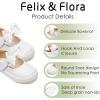 imageFelix ampamp Flora ToddlerLittle Kid Girls Running Shoes Glitter Sneakers Princess Fashion Casual Sports ShoesBs830white