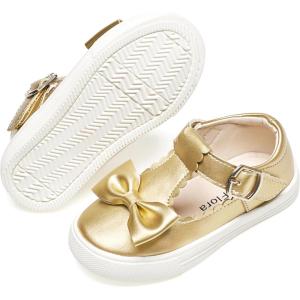 imageFelix ampamp Flora ToddlerLittle Kid Girls Running Shoes Glitter Sneakers Princess Fashion Casual Sports ShoesBs828gold