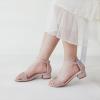 imageFelix ampamp Flora Girls Sandals Low Heels Open Toe Flower Girl Dress ShoesBq01rose Gold