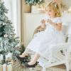 imageFelix ampamp Flora Girls Toddler Little Ballet Shoes  Flower Girls Mary Jane Flats Dress Shoes Party WeddingB836glitter Black