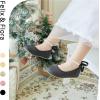 imageFelix ampamp Flora Girls Toddler Little Ballet Shoes  Flower Girls Mary Jane Flats Dress Shoes Party WeddingB836glitter Black
