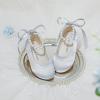 imageFelix ampamp Flora Girls Toddler Little Ballet Shoes  Flower Girls Mary Jane Flats Dress Shoes Party WeddingB836grey