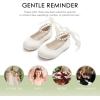 imageFelix ampamp Flora Girls Toddler Little Ballet Shoes  Flower Girls Mary Jane Flats Dress Shoes Party WeddingB836ivory White