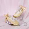 imageFelix ampamp Flora Girls Toddler Little Ballet Shoes  Flower Girls Mary Jane Flats Dress Shoes Party WeddingB836light Gold