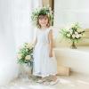 imageFelix ampamp Flora Girls Toddler Little Ballet Shoes  Flower Girls Mary Jane Flats Dress Shoes Party WeddingB836pl Beige
