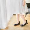 imageFelix ampamp Flora Girls Toddler Little Ballet Shoes  Flower Girls Mary Jane Flats Dress Shoes Party WeddingB836pl Black