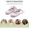 imageFelix ampamp Flora Girls Toddler Little Ballet Shoes  Flower Girls Mary Jane Flats Dress Shoes Party WeddingB836purple
