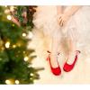 imageFelix ampamp Flora Girls Toddler Little Ballet Shoes  Flower Girls Mary Jane Flats Dress Shoes Party WeddingB836red