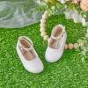 imageFelix ampamp Flora Girls Toddler Little Ballet Shoes  Flower Girls Mary Jane Flats Dress Shoes Party WeddingB842glitter White