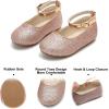 imageFelix ampamp Flora Girls Toddler Little Ballet Shoes  Flower Girls Mary Jane Flats Dress Shoes Party WeddingB842pink