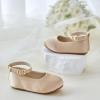 imageFelix ampamp Flora Girls Toddler Little Ballet Shoes  Flower Girls Mary Jane Flats Dress Shoes Party WeddingB842s Dark Nude