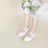 imageFelix ampamp Flora Girls Toddler Little Ballet Shoes  Flower Girls Mary Jane Flats Dress Shoes Party WeddingB854white