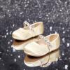 imageFelix ampamp Flora Girls Toddler Little Ballet Shoes  Flower Girls Mary Jane Flats Dress Shoes Party WeddingB862champagne Gold