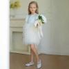 imageFelix ampamp Flora Girls Toddler Little Ballet Shoes  Flower Girls Mary Jane Flats Dress Shoes Party WeddingB862ivory