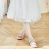 imageFelix ampamp Flora Girls Toddler Little Ballet Shoes  Flower Girls Mary Jane Flats Dress Shoes Party WeddingB862pink