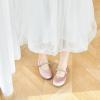 imageFelix ampamp Flora Girls Toddler Little Ballet Shoes  Flower Girls Mary Jane Flats Dress Shoes Party WeddingB862pink