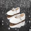 imageFelix ampamp Flora Girls Toddler Little Ballet Shoes  Flower Girls Mary Jane Flats Dress Shoes Party WeddingB862pl White